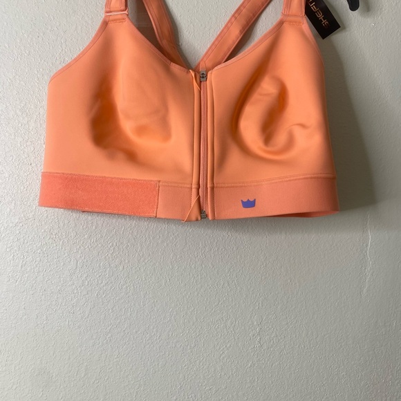 NWT she fit flex sports bra moisture wicking in the color watermelon sorbet 5Lux - Picture 7 of 12